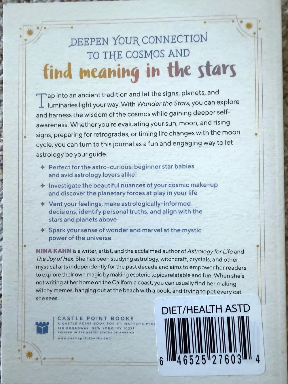 New Wander Stars Book Astrology Signs Deepen Soul Workbook Journal Spiritual